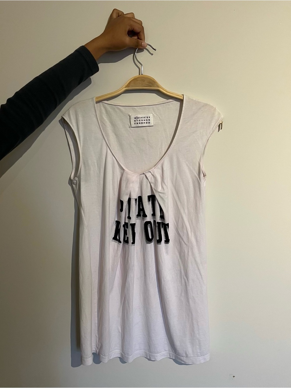 Maison Martin Margiela SS09 “Private Keep Out” Tank Size S